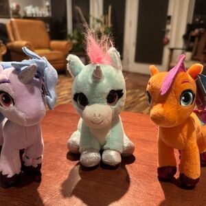 Plush Unicorn Toy - Mint Green